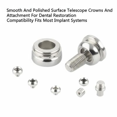 Купить Smooth And Polished Surface Telescope Crowns And Attachment For Dental Restoration Compatibility Fits Most Implant Systems Производство в сети